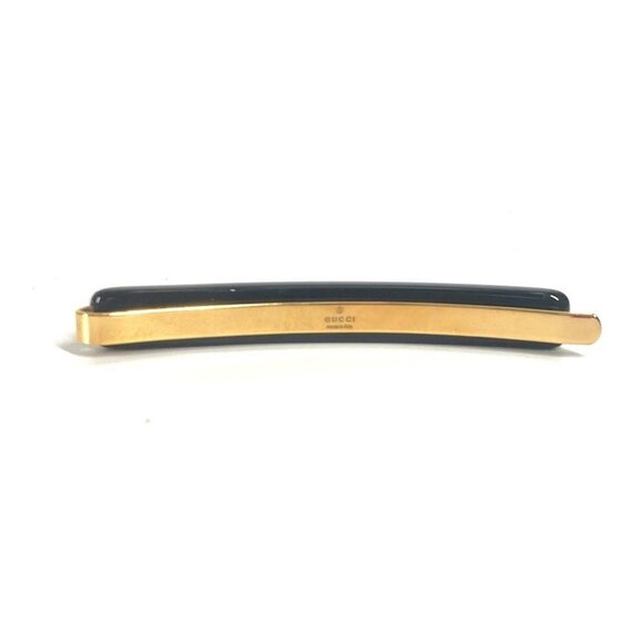 GUCCI GG logo rhinestone hair accessory hairpin Plastic Black main image 9